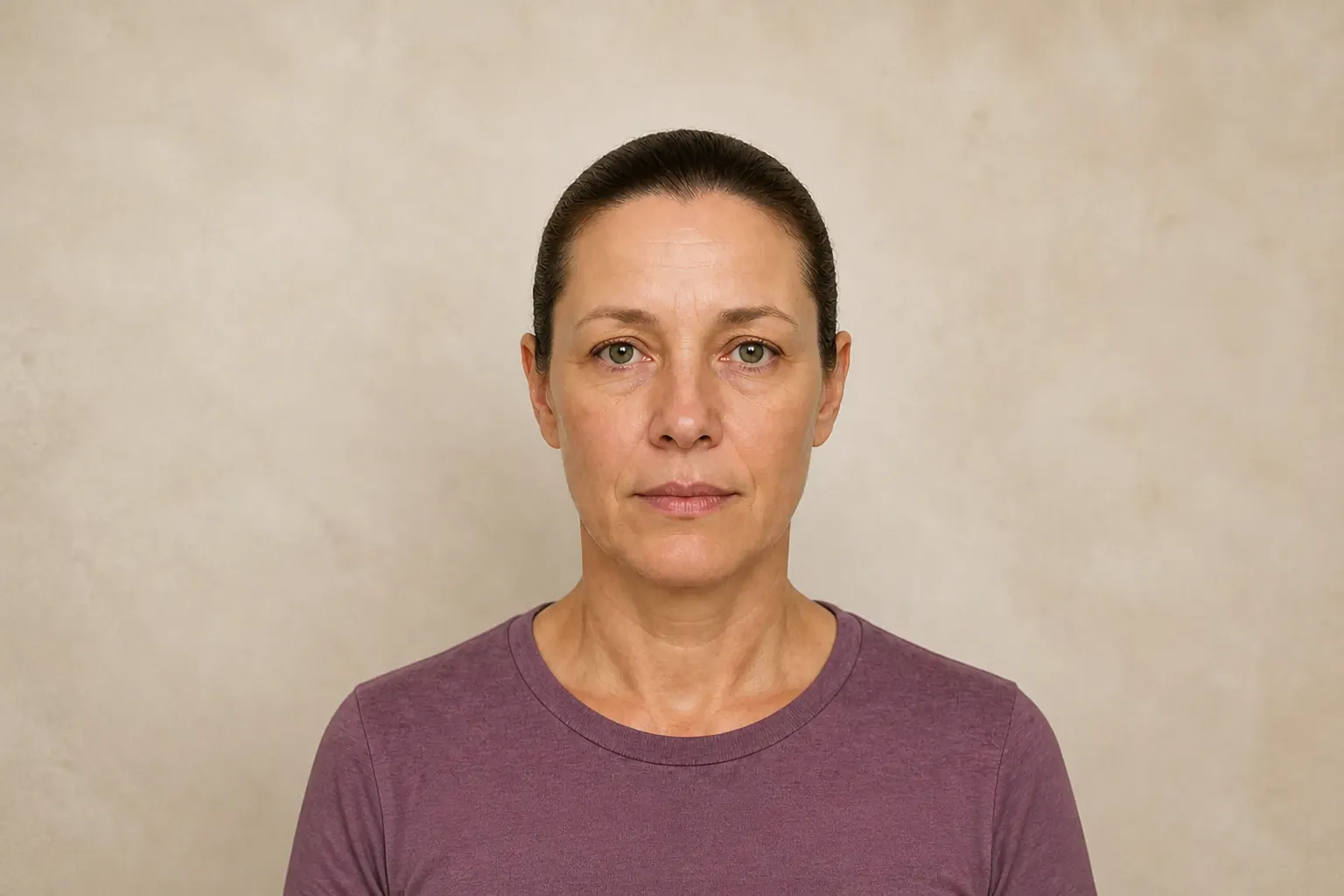Editorial portrait showing a clearly visible face outline